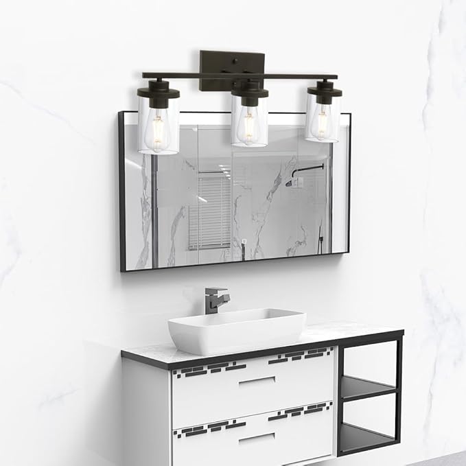 Bathroom Vanity Lighting Farmhouse 3-Light - Image 2