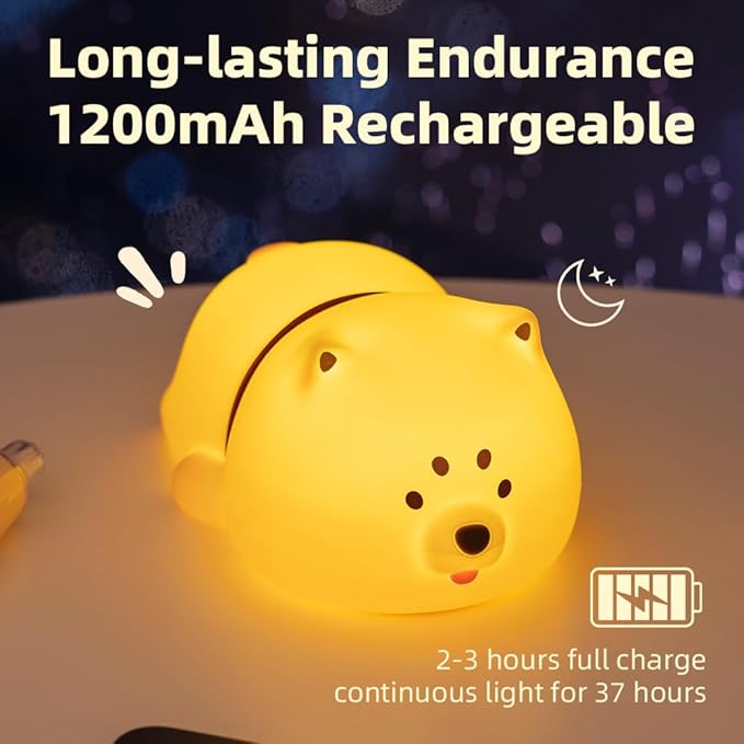 Cute Puppy Night Light for Baby Kids - Image 5