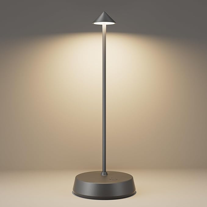 Cordless Table Lamp Rechargeable LED Battery Operated 6000mAh Touch Dimmable by BaiZhouDecorativeLighting