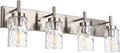 BONLICHT Bathroom Vanity Light Fixtures Brushed Nickel 4-Light by BONLICHT