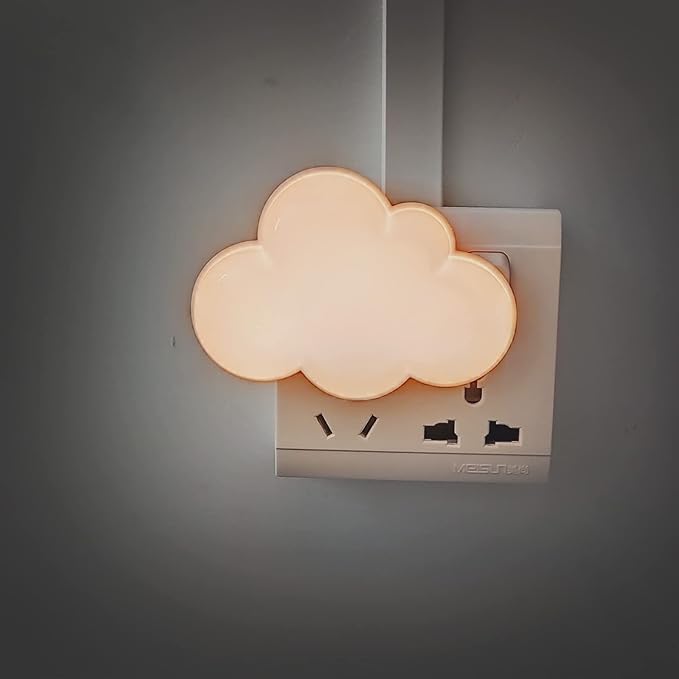 AUSAYE 2 Pack LED Night Light Plug in Lamp Cloud Night Light Mini Pretty Night - Image 6
