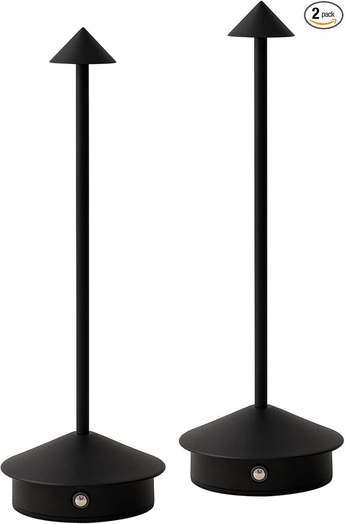 Arrrow LED Cordless USB-C Re-Chargeable Desk Lamp, 5200mAh Battery Operated by EastGroveHome