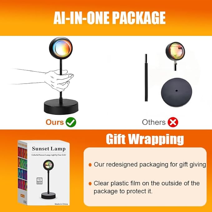 Sunset Lamp Projector Led Lights - Image 3