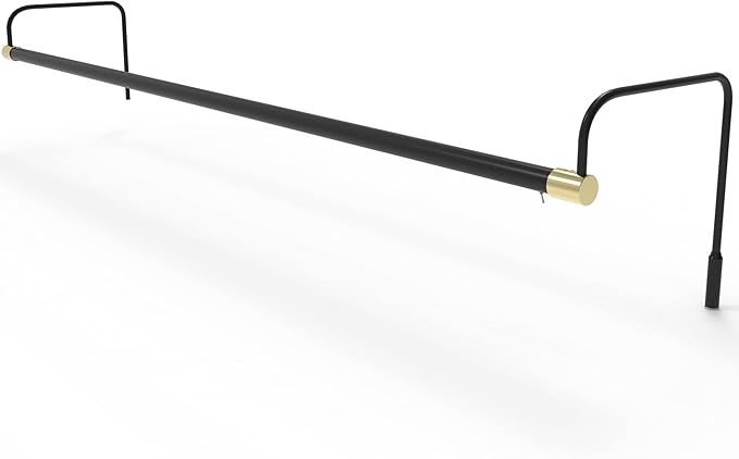 Cocoweb 43 Inch Tru-Slim Black and Brass Picture Light by Cocoweb