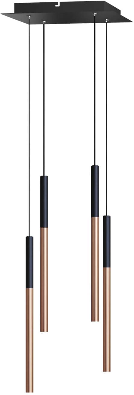 ALTAIR 4 Mini Pendant Lighting Black-Copper by CONTECDEVELOPMENT