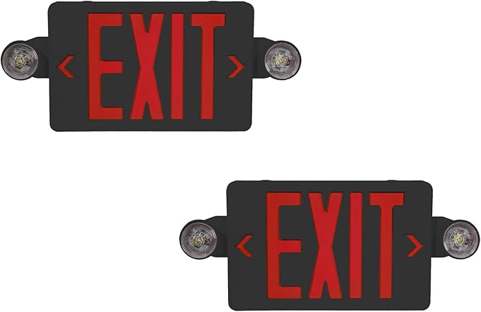 CM MZY Exit Sign with Emergency Lights, Exit Signs Light with Battery Backup by CMMZY