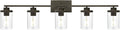 Modern Bathroom Vanity Light Fixtures Oil Rubbed Bronze Finished 5-Light by QueeuQLighting