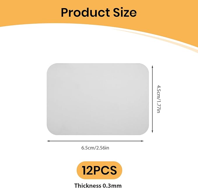12 Pack Under Cabinet Light Metal Adhesive Strips - Image 6