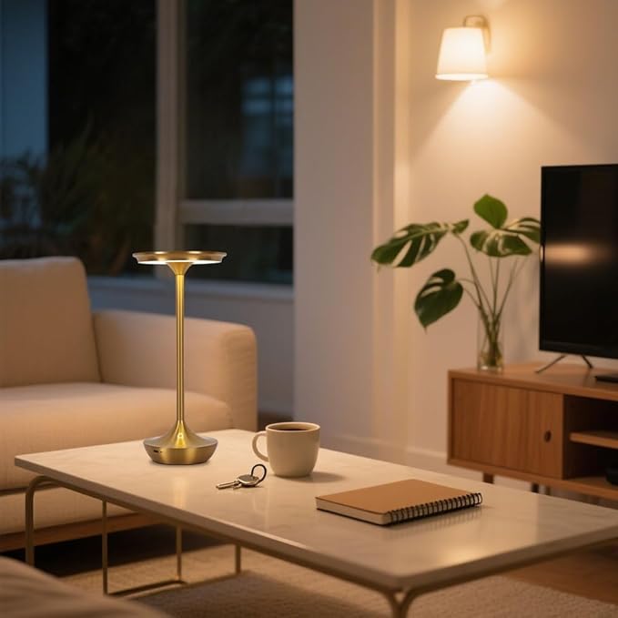 EJQ Rechargeable Cordless Table Lamp, 6000mAh Battery Operated LED Table Lights - Image 6