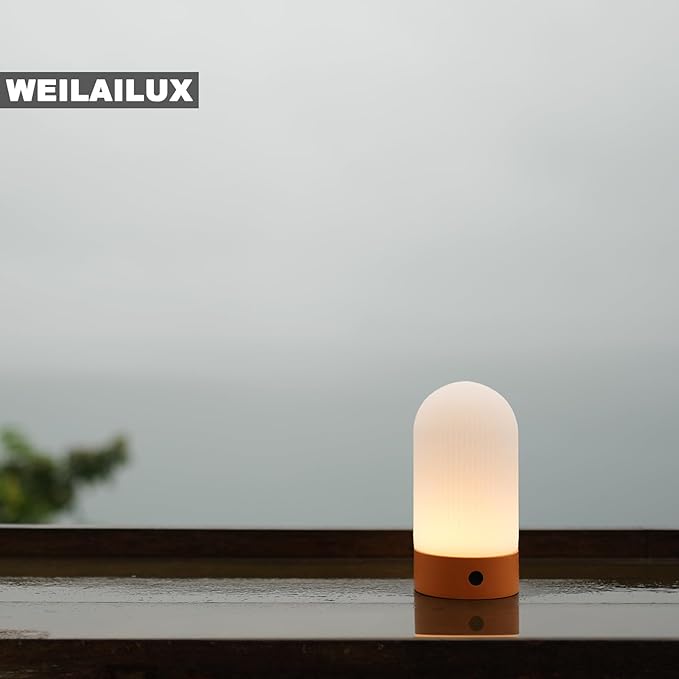 Battery Operated Shower Lamp Waterproof, Small Portable Cordless Table Lamp - Image 2