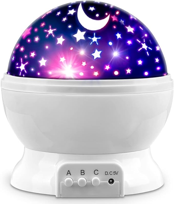 Star Projector Night Lights for Kids, Fun Gifts for 1-4-6-14 Year Old Girl and by MOKOQI