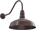 Steel Lighting Co. Gardena Barn Light | Outdoor Wall Mounted | 16" Dome | 23" by SteelLightingCo
