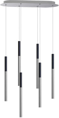 ALTAIR 6 Mini Pendant Lighting Black-Nickel by CONTECDEVELOPMENT