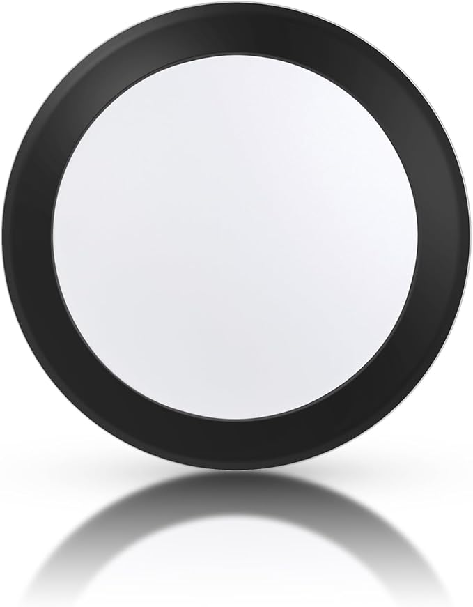 ECOELER 5/6 Inch Dimmable LED Disk Lights, 16.5W Black Surface Mount Ceiling by ECOELER