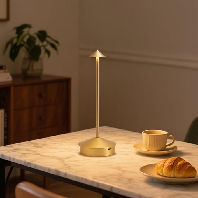 EJQ Cordless Table Lamp, Portable LED Desk Lamp, 6000mAh Battery Operated - Image 4