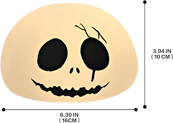 Cute Creative Christmas Skeleton Face Silicon Tap Light - Image 2