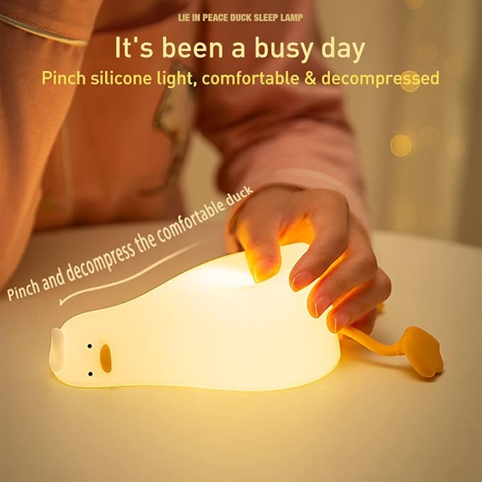 TOOGE LED Duck Night Light Cute Small Lamp Night Light - Image 2