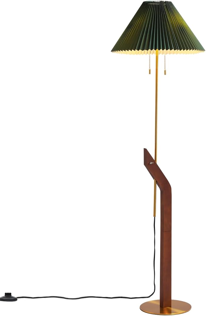 Floor Lamps for Living Room, Mid Century Modern Wood Floor Lamp, Height by XIAHUOYI