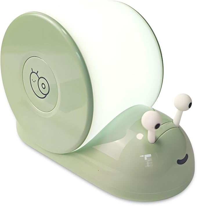 Cute Snail Night Light | Magnetic Base Dimmable Bedside Lamp | 800mAh - Image 6