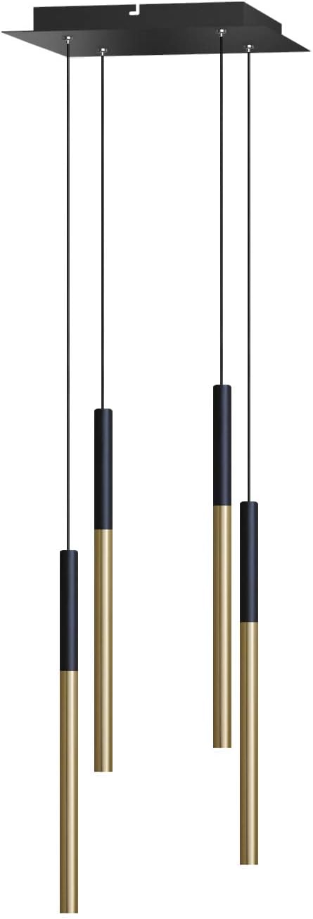 ALTAIR 4 Mini Pendant Lighting Black-Brass by CONTECDEVELOPMENT