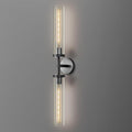 Black Wall Sconce, Double Vanity Light Fixture, Bathroom Wall Lamp, Living Room by FAMDECOL