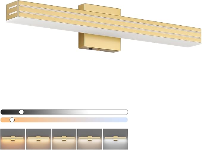 Ralbay 24inch Gold Vanity Light - Image 9