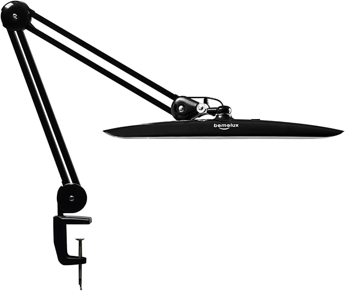 LED Desk Lamp with Clamp, Dimming Task Lamp by bemelux