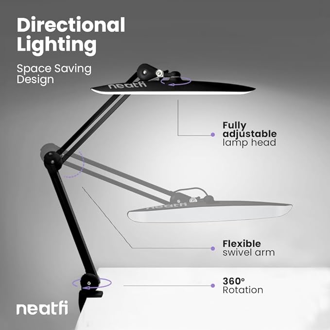 Neatfi XL 2, 200 Lumens LED Desk Lamp - Image 6