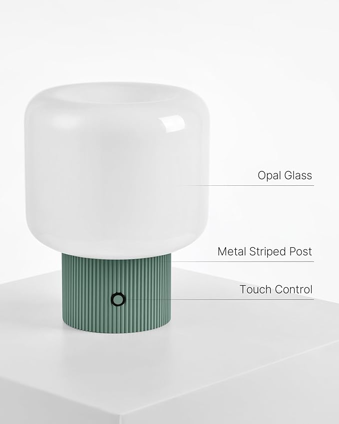 Halo Mushroom Lamp, 5W Cute Cordless Rechargeable Table Lamp - Image 6