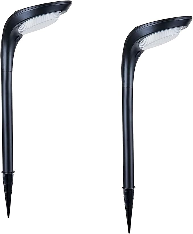 Solar Outdoor Pathway Lights, 2 Pack, Waterproof IP65, Stylish Snake Head Shape - Image 2