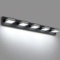 SineRise LED Modern Bathroom Vanity Light Fixtures, Matte Black Modern Acrylic by SINERISELIGHTING