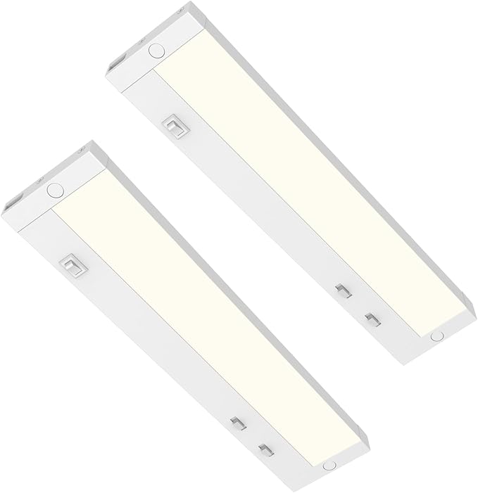 36 Inch Under Cabinet Lighting Plug in, 20W 120V 3 Color 3000K/4000K/5000K by Tonlesm