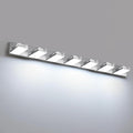 LED Modern Bathroom Vanity Light Fixtures, 7-Light 48-inch Dimmable Chrome by LKHF