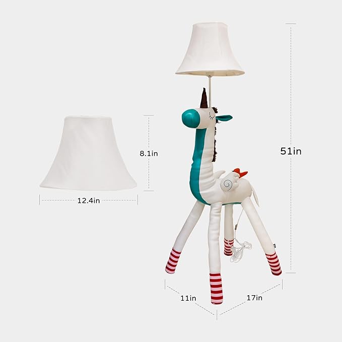 Floor Lamp, Easy-Care Artificial Leather Kids Floor Lamp - Image 6