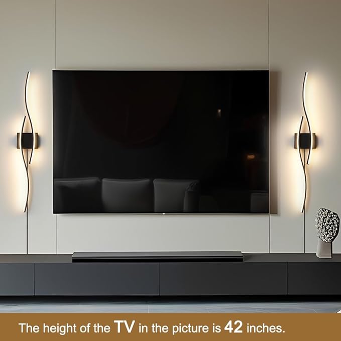 Modern Plug in Wall Sconces Set of Two, RC Dimmable LED Plug in Wall Light - Image 2