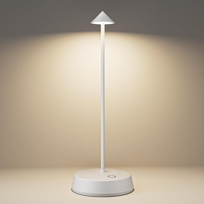 Cordless Table Lamp Rechargeable LED Battery Operated 6000mAh Touch Dimmable by BaiZhouDecorativeLighting