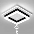 Motion Sensor LED Ceiling Light Indoor, 24W Black Mount Motion Activated by EIDEARAY