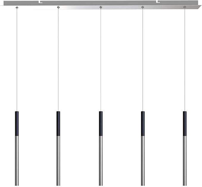 ALTAIR 5 Mini Pendant Lighting Black-Nickel by CONTECDEVELOPMENT