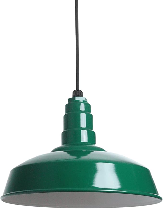 Steel Lighting Co. Carson Barn Light | Ceiling Mounted Pendant | 16 inch Dome | by SteelLightingCo