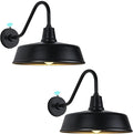 Outdoor Gooseneck Barn Light by METOJIA