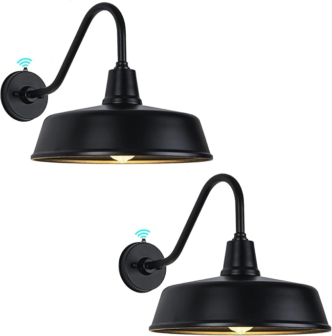 Outdoor Gooseneck Barn Light by METOJIA