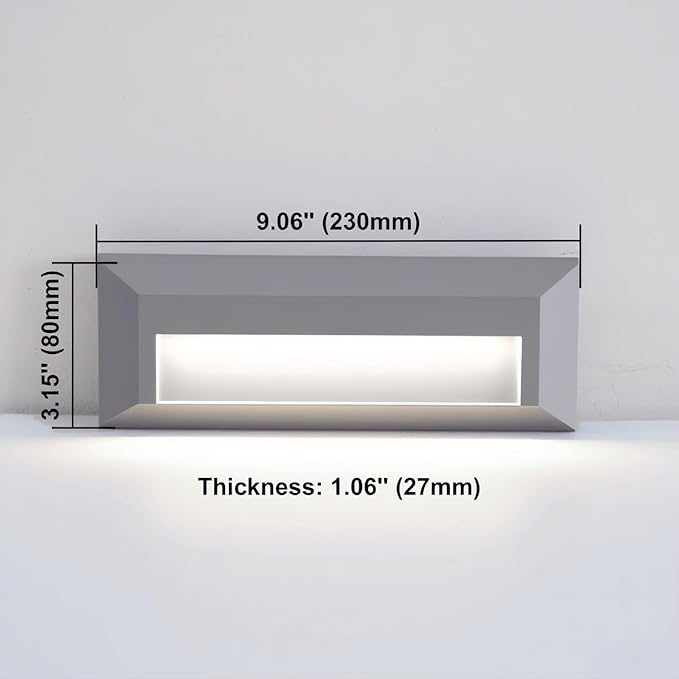 ZONK LED Outdoor Indoor Stair Lights, Line Voltage 110-240V 2W Landscape - Image 6