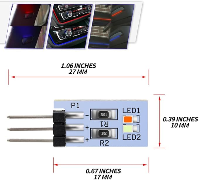 NJSBYL LED Ambient Lighting Circuit Board Replacement - Image 7