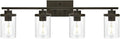 Bathroom Vanity Light Fixtures Oil Rubbed Bronze Finished 4-Light by QueeuQLighting