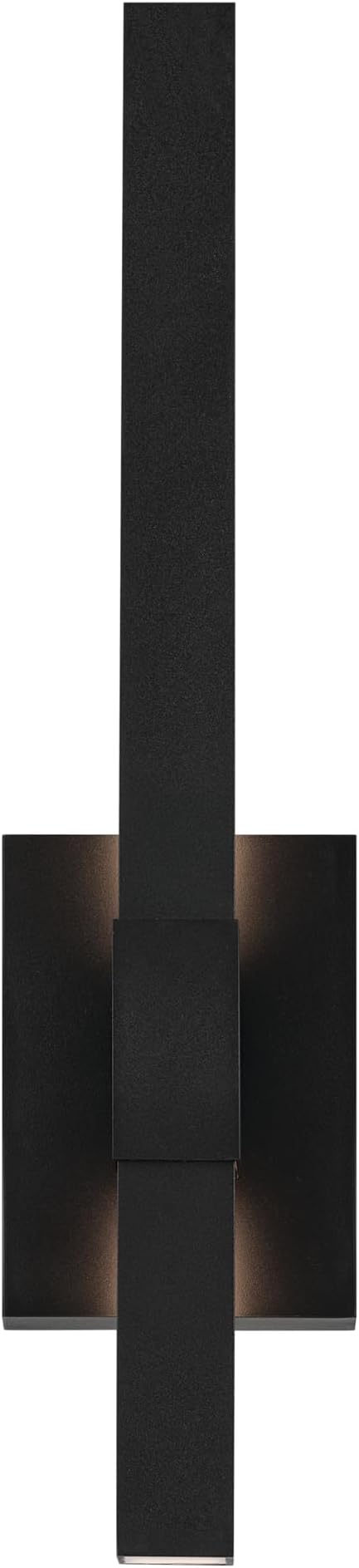 Kichler Nocar 22.25 inch LED Outdoor Wall Light in Textured Black - Image 4