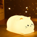 ZKLiLi Night Light, Cute Cat Nursery Lights USB Rechargeable Cat Lamp by ZKLiLi