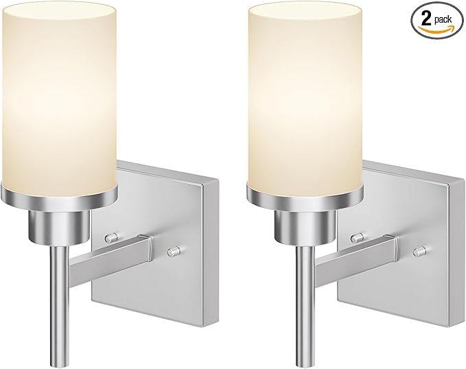 Bathroom Light Fixtures Brushed Nickel Vanity Lights by AONEON