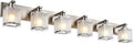 6-Lights Bathroom Vantiy Light Over Mirror, Modern Black Vanity Lighting by WINSHENLighting