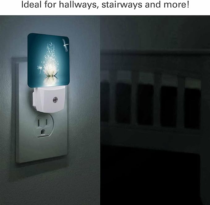 LED Night Light, Magic Blooming Lotus Flower LED Night Light Plug into Wall - Image 2