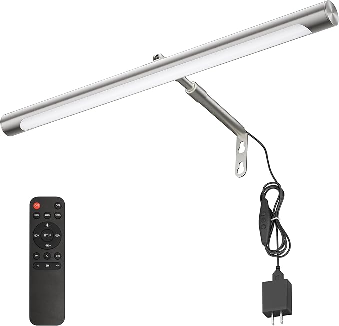 Picture Lights for Paintings Plug in, Remote Control Gallery Painting Wall by Coinmit
